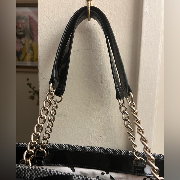 Kate Spade Black and Gray Tweed Shoulder Bag EUC - Picture 13 of 16